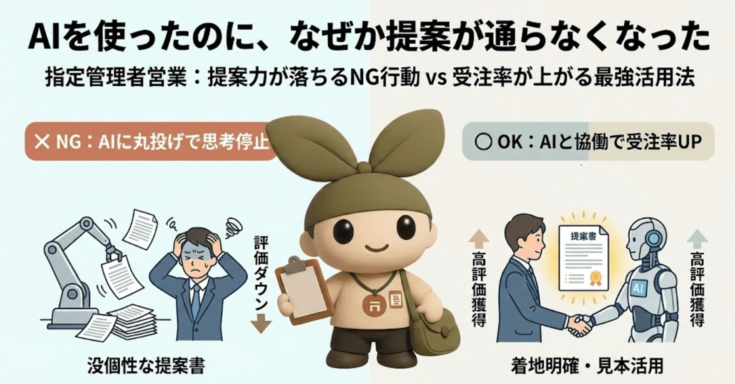 【今すぐやめて】指定管理者のAI活用で「提案力が落ちる」使い方 TOP5